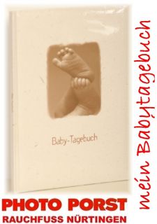 HENZO Babytagebuch Feeling Baby Tagebuch Fotoalbum Baby Album