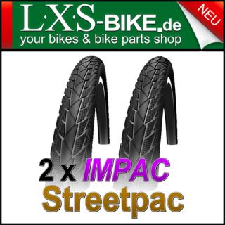 Impac Streetpac 28 x 1,75  47 622 Fahrrad Reifen schwarz NEU BIKE