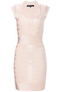 French Connection Ribbon Stretch Knits Bodycon Dress 10 38 £120