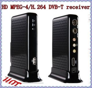 Mini DVB T Digital Tuner Terrestrial Receiver TV Box HD H 264 MPEG4