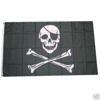 PIRATENFAHNE Piratenflagge TOTENKOPF PIRATENPARTY NEU