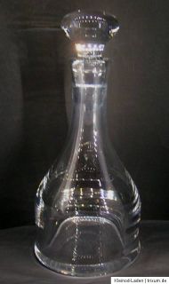 schwere Karaffe Flasche Dekanter Bleikristall Kristall H29cm