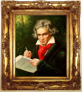 BEETHOVEN, Portrait, Ölbild, ÖLGEMÄLDE,HANDGEMALT