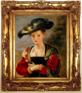 Rubens, Portrait v. Susanne Fourment, Ölbild, ÖLGEMÄLDE,HANDGEMALT