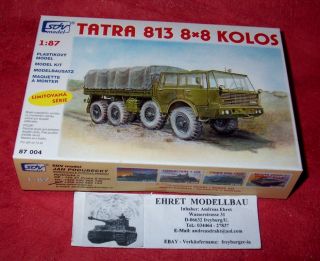 DDR NVA Militär LKW Tatra T813 8x8 Kolos in HO 187 SDV Neu