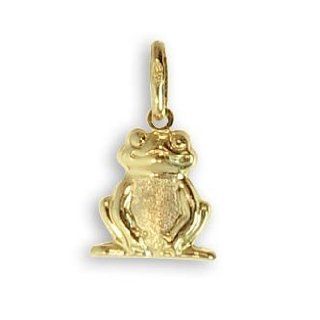 Frosch Charms Anhänger echt 14 Karat Gold 585 (Art.206028) 