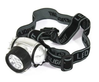 MONZ Outdoor Helmlicht Helmleuchte Fahrradlicht 7 LEDs