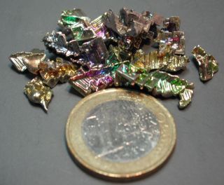 Bismut bismuth bismuto Kristallgranulat crystal pieces 99.997%