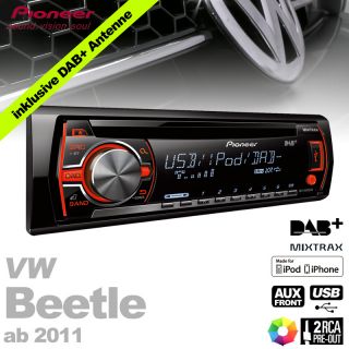Pioneer DAB  USB Digitalradio Radioblende Kabeladapter fuer VW