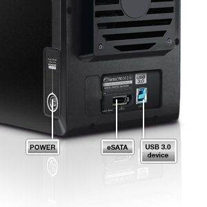 FANTEC QB 35US3R schwarz USB 3.0 eSATA RAID 0/1/3/5/10 