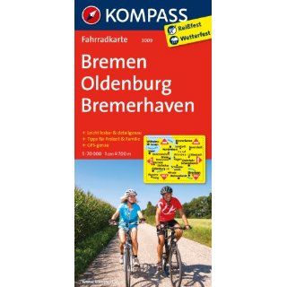Bremen   Oldenburg   Bremerhaven 1  70 000 Fahrradkarte. GPS genau