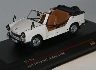 IST Models IST103, 1978 Trabant Tramp Cabrio, creme, 1/43 DDR
