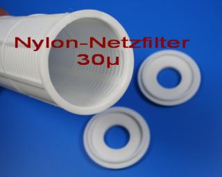 300µ Nylon Schwemmfilter / Sandfilter Auswaschbar Vorfilter für