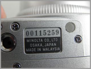 Minolta Dimage 7 + 7.2 50.8 mm, 5.2 MP, Digitalkamera, silber/schwarz