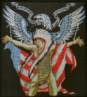 Aufnäher Patch   Red Indian Eagle Bekleidung