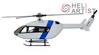 Heliartist Eurocopter EC 145 Blau BK 117 Rumpf f. 450 Heli    T Rex