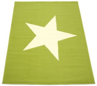 Trendy Designer Teppich Star grün 118/170 CM