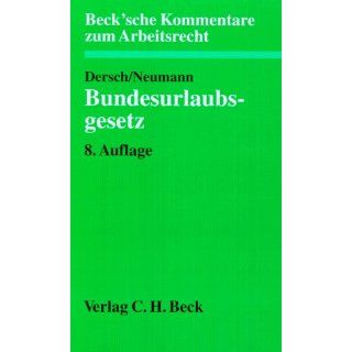 Becksche Kommentare zum Arbeitsrecht, Bd.12, Bundesurlaubsgesetz