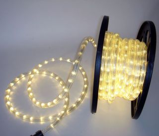 LED Lichterschlauch Lichterkette 10m 360 LEDs Warmweiss innen aussen