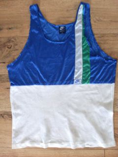 vintage NIKE oregon tank top running shirt mesh 80`s XL