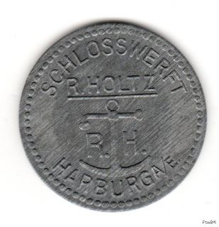 50 Pfennig Kleingeldersatzmarke Harburg Schlosswerft R.HOLTZ