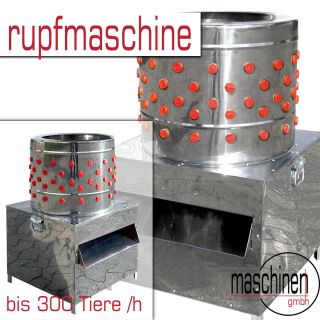 Rupfmaschine GEFLÜGELRUPFMASCHINE 126 Spezial Finger   ca. 300 / h