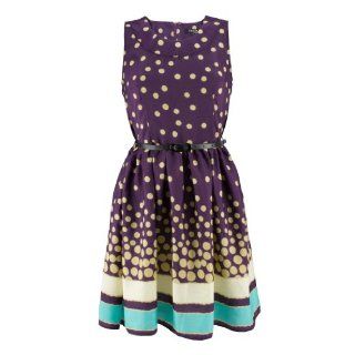 Stella Morgan Kleid SPOTTED DRESS D74027 purple