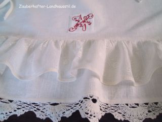 ELENA**Scheibengardine*Monogramm*Spitze*45x140*Shabby