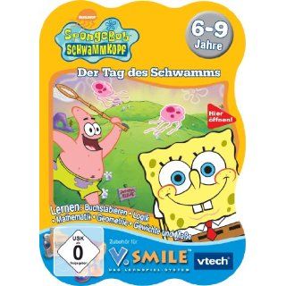 VTech 80 092444   V.Smile Lernspiel Sponge Bob Spielzeug