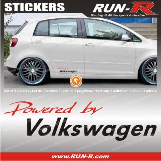 VW sticker decal Polo Golf Passat Lupo Bora Eos R32 Volkswagen