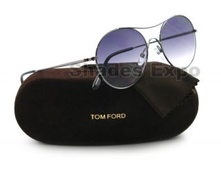 NEW Tom Ford Sunglasses TF 145 GUNMETAL 12B CLAUDE AUTH
