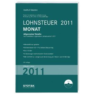 Lohnsteuertabelle 2011 Monat Allgemeine Tabelle Stollfuß