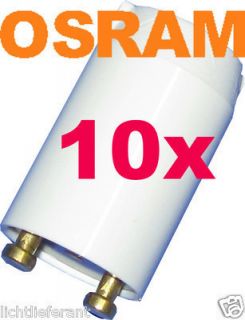 10 Stück OSRAM Starter für Leuchtstofflampe ST151 ST 151