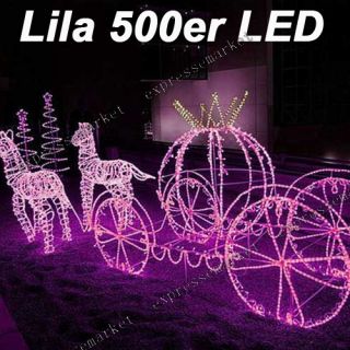 10M 50M 100M LED Lichterkette violett Weihnachtsbeleuchtung Party