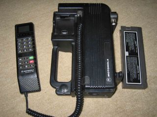 MOTOROLA International 1000   Knochen Vintage Brick Phone Antikes