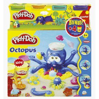 Play Doh 20472148   Octopus Spielset mit 4er Pack Knetdosen extra