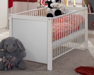 NEU* Komplett Babyzimmer 8tlg Set in weiß Kleiderschrank Babybett