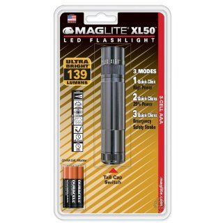 Mag Lite XL50 S3096 LED Taschenlampe XL50, 104 Lumen, 12cm titan grau