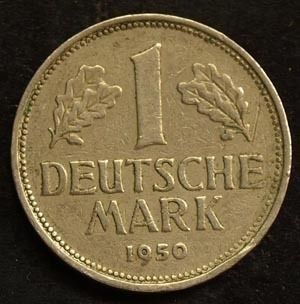 DM Deutsche Mark BRD 1950 D Jaeger Nr. 385 (m156
