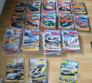 166 x Opel Scene und Flash 1995   2011 komplette Jahre