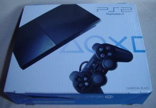 Japanisch PS2 SCPH 90000 Charcoal Black ( Gebraucht )