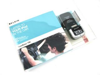 New Belkin TuneBase w/ ClearScan FM Transmitter for iPod  Car Mount