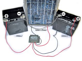 Solar Laderegler Solarladeregler Dual 16A Kemo M174 Charging Regulator