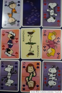 Spielkarten 1 x 55 Karten Romme Karikaturen Peanuts ca. 2001