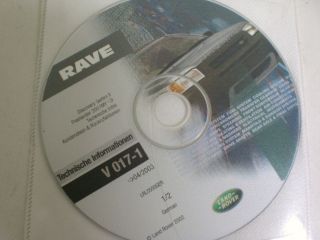Original Land Rover Software CD Reparaturanleitung Freelander 1 I
