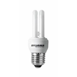 Sylvania 7W E27 Energiesparlampe Fast Start, extrem klein, 37x108mm