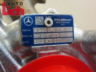 Mercedes B200 CDI Turbolader A6400902780