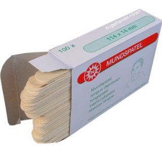 100 Holzspatel Kinderspatel Spatel Bastelspatel 114 mm x 14 mm von