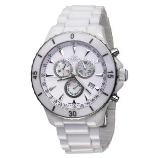 Oniss Mens Swiss Deluxe Ceramic Chronograph Watch ON621 M White