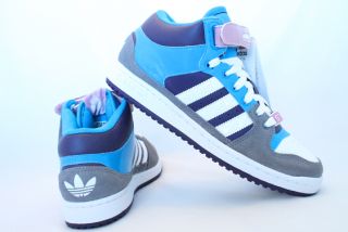 Adidas Decade Mid St W Sneaker NEU Gr. 39 1/3 grau blau Originals